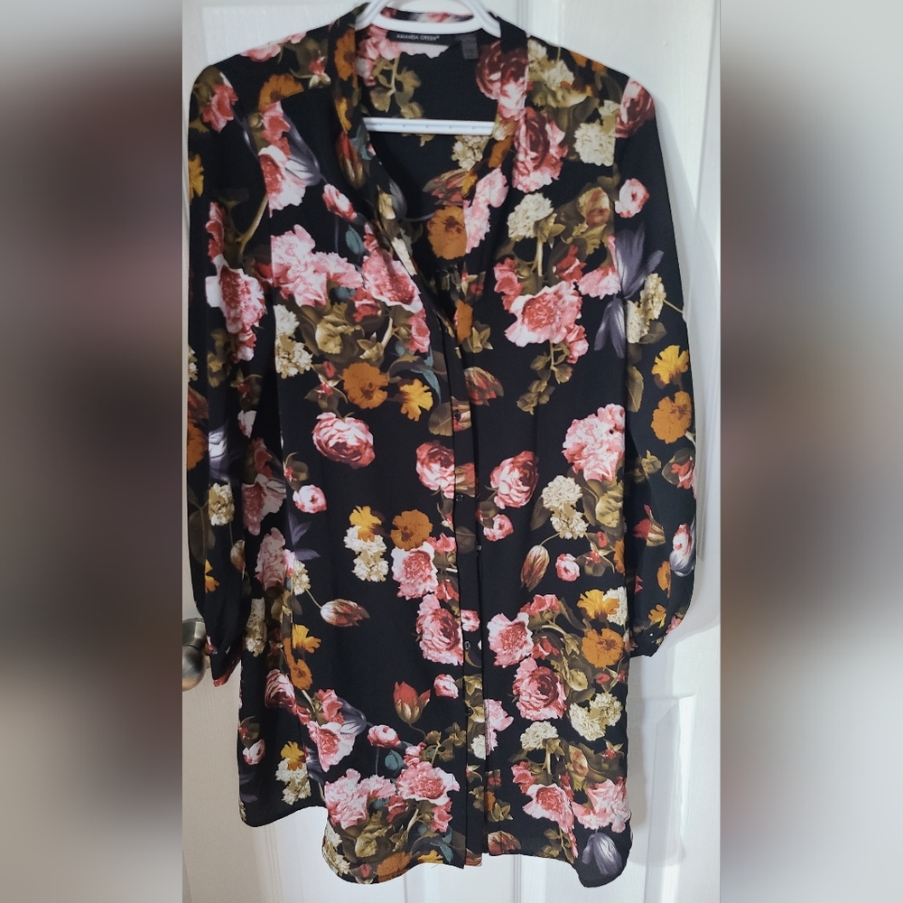 Amanda Green Tunic/Dress size small